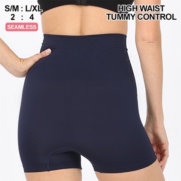 ✨4🛒 $20 ✨  High Waist Tummy Control Seamless Shape wear Black L XL 🆕 by Zenana - Picture 2 of 12
